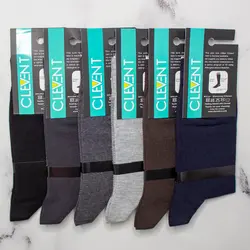جوراب مردانه ساق دار بسته 6 عددی کلونت CLEVENT کد:som105-8