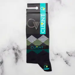جوراب مردانه ساق دار بسته 6 عددی کلونت CLEVENT کد:som105-4