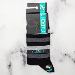 جوراب مردانه ساق دار بسته 6 عددی کلونت CLEVENT کد:som105-3
