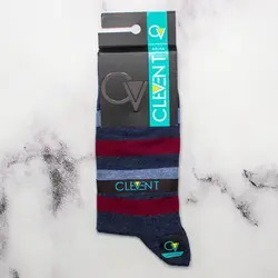 جوراب مردانه ساق دار بسته 6 عددی کلونت CLEVENT کد:som105-3