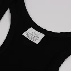 زیرپوش مردانه نخی مشکی پشت قهرمانی Calvin klein کد:u108-7