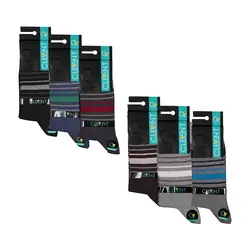 جوراب مردانه 3-102 ساق دار بسته 6 عددی برند CLEVENT کد:som102-3