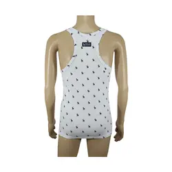 رکابی سفید پشت قهرمانی با طرح polo کد :u108-1