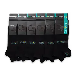 جوراب مردانه مچی 5-106 بسته 6 عددی برند CLEVENT کلونت