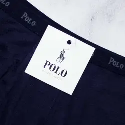 شورت پادار سرمه ای مودال طرح polo کد:shm123-7