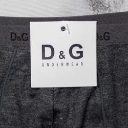 شورت پادار خاکستری مودال طرح D&G کد:shm123-11