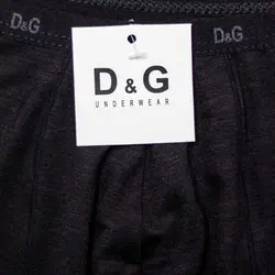 شورت پادار مشکی مودال طرح D&G کد:shm123-9