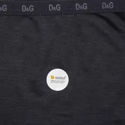 شورت پادار مشکی مودال طرح D&G کد:shm123-9