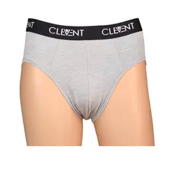 شورت اسلیپ طوسی کش پهن clevent کد:shm135-4