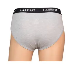 شورت اسلیپ طوسی کش پهن clevent کد:shm135-4