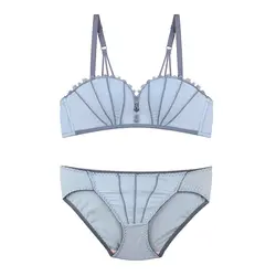 ست لباس زیر آبی اسفنجی طرح صدف کد:s447-1