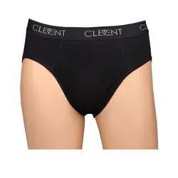 شورت اسلیپ مشکی کش پهن clevent کد:shm135-1