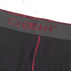 شورت نیم پا مشکی کش پهن Clevent کد:shm136-13