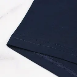 شورت نیم پا سرمه ای کش پهن Clevent کد:shm136-12