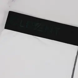 شورت نیم پا سفید کش پهن Clevent کد:shm136-10