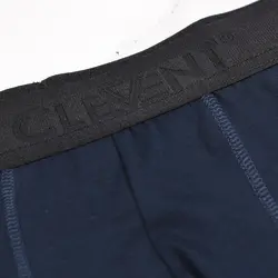 شورت پادار سرمه ای کش پهن Clevent کد:shm136-6