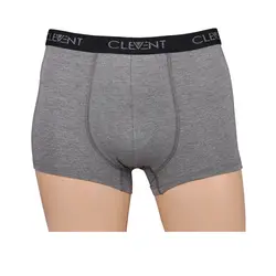 شورت پادار طوسی تیره کش پهن Clevent کد:shm136-2