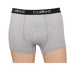 شورت پادار طوسی روشن کش پهن Clevent کد:shm136-1