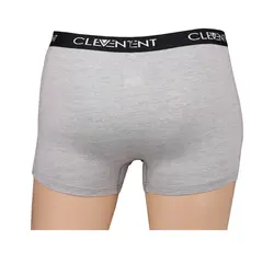 شورت پادار طوسی روشن کش پهن Clevent کد:shm136-1