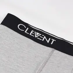 شورت پادار طوسی روشن کش پهن Clevent کد:shm136-1