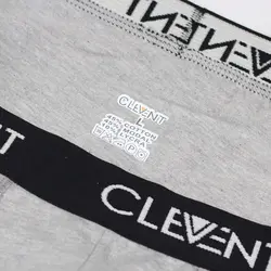 شورت پادار طوسی روشن کش پهن Clevent کد:shm136-1