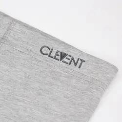 شورت نیم پا طوسی روشن مودال Clevent کد:shm133-4