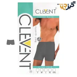 شورت مردانه پادار Clevent رنگی بسته 2 عددی کد :shm117