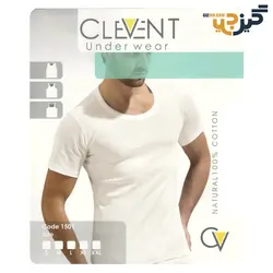 زیرپوش مردانه نیم آستین clevent نخ 100% کد :u105