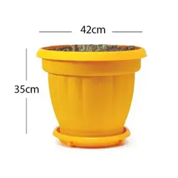 گلدان پلاستیکی گل آذین مدل آزالیا کد 540