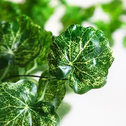 ریسه آویز برگ مصنوعی لمسی مدل شمعدانی