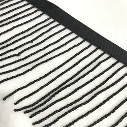 ریسه منجوق مشکی متری کد 12163