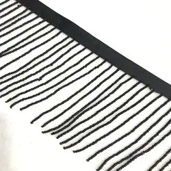 ریسه منجوق مشکی متری کد 12163