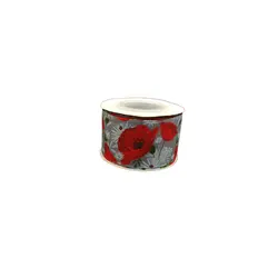 روبان گروگن 4 سانت طرح دار متری کد 3055G