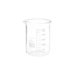 بشر آزمایشگاه مدل beaker ظرفیت 250 میلی لیتر