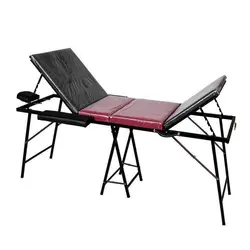 تخت ماساژ پرتابل پایه آهنی سه شکن 1097