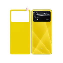 برچسب محافظ پشت بدنه شفاف Poco X4 Pro TPU Unshocked Protector