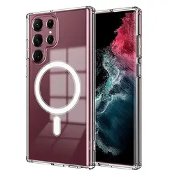 گارد شفاف مگ سیف سامسونگ Galaxy S22 Ultra MagSafe Clear Case