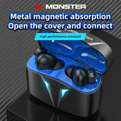 هندزفری گیمینگ مانستر MONSTER Airmars XKT06 Gaming Earbuds