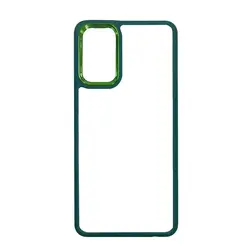 گارد دور سیلیکونی پشت شفاف برلیا Galaxy S20 FE Clear Metal Case