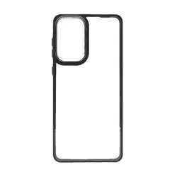 گارد دور سیلیکونی پشت شفاف برلیا Xiaomi Note 12 Pro 4G Clear Metal Case