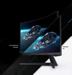 مانیتور سامسونگ Samsung Odyssey G5 LC27G55TQWMXUE 1000R 144Hz