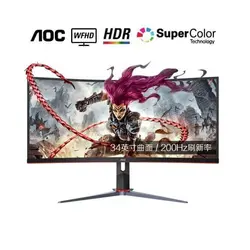 مانیتور AOC CQ34G2Z 1500R 200Hz E-sports curved