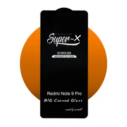 گلس فول صفحه نمایش گوشی Redmi Note 9 Pro SuperX 9H Glass