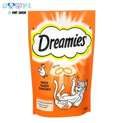 تشویقی گربه دریمیز مدل Chicken وزن 60 گرم - گوپی پت شاپ