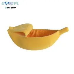 جای خواب سگ و گربه طرح موز - گوپی پت شاپ