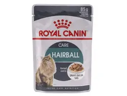 پوچ گربه بالغ ،مبتلا به هیربال شدید ، مدل HAIRBALL، وزن 85 گرم ،برندرویال کنین