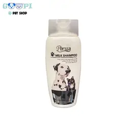 شامپو سگ و گربه مدل شیر برند پرسا - گوپی پت شاپ
