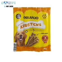تشویقی مدادی سگ اورلاندو با طعم مرغ Orlando Stick Poultry بسته 8 عددی