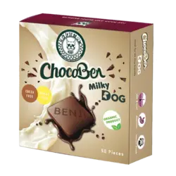 تشویقی سگ  مدل ChocoBen Milky برند بنجی بسته 50 عددی
