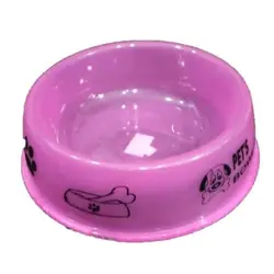 ظرف غذای پلاستیکی دایره ای سگ و گربه